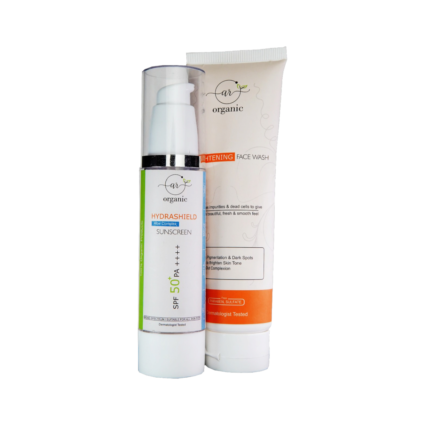 HYDRASHIELD SUNSCREEN + Brightening Face Wash - Ar Organic